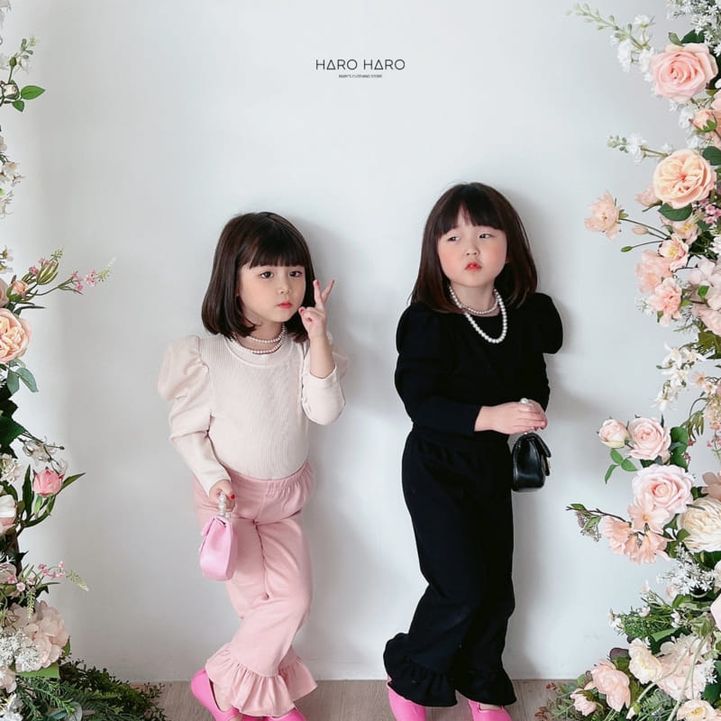 Haro Haro - Korean Children Fashion - #prettylittlegirls - Lovely Puff Tee - 5