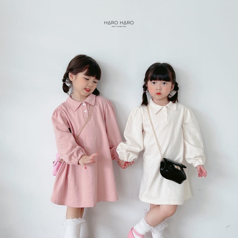 Haro Haro - Korean Children Fashion - #stylishchildhood - Ballon Collar One-piece - 6