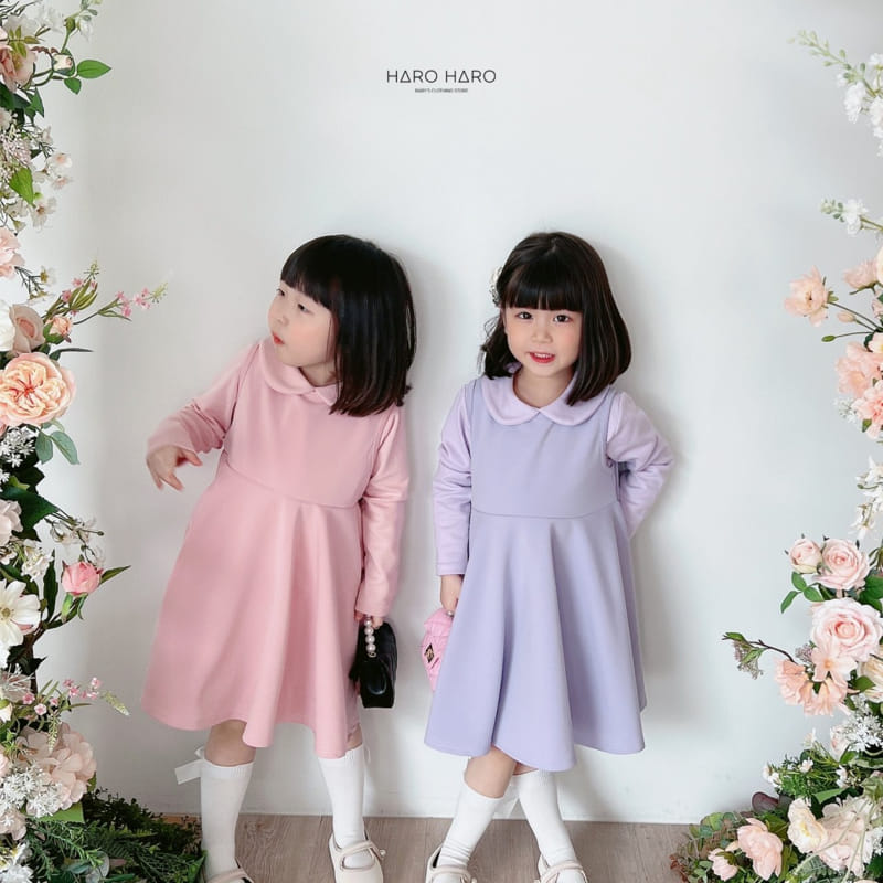 Haro Haro - Korean Children Fashion - #stylishchildhood - Coco Collar Tee - 3