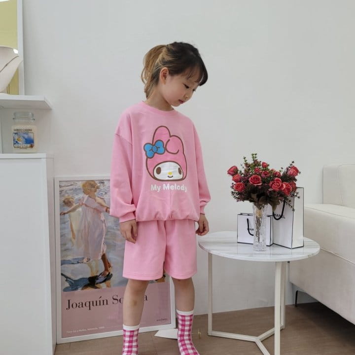 Heart Baby - Korean Children Fashion - #prettylittlegirls - Sanrio Top Bottom Set - 12