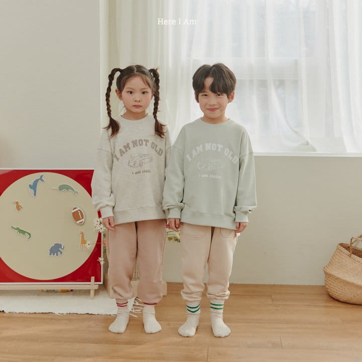 Here I Am - Korean Children Fashion - #Kfashion4kids - Classic Sweatshirt