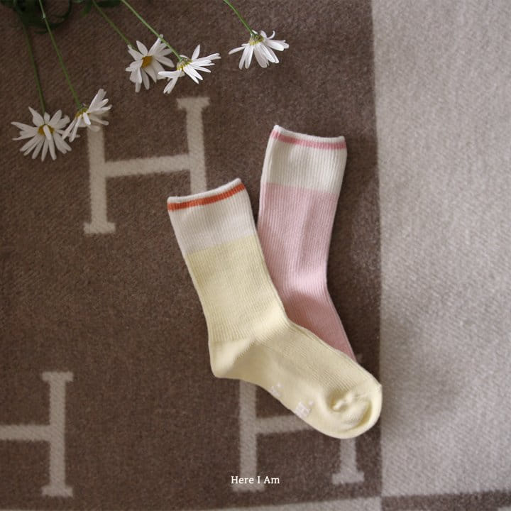 Here I Am - Korean Children Fashion - #childofig - Honey Socks