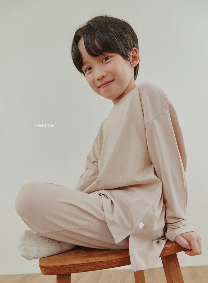 Here I Am - Korean Children Fashion - #kidsshorts - Elle Overfit Top Bottom Set with Mom - 11