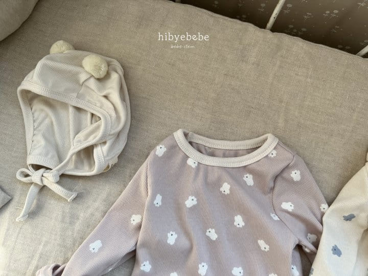 Hi Byebebe - Korean Baby Fashion - #babyclothing - Mini Bear Rib Bodysuit - 6