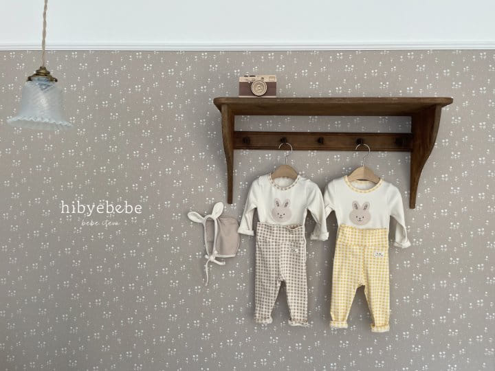 Hi Byebebe - Korean Baby Fashion - #babyclothing - Rabbit Check Easywear - 3