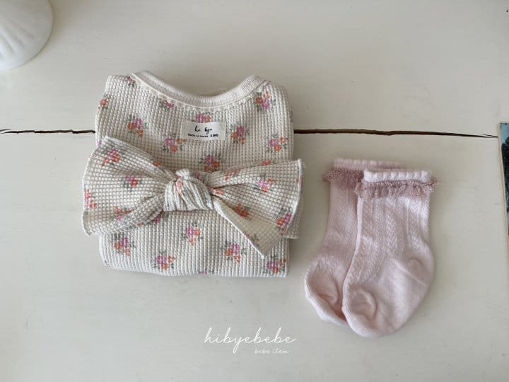Hi Byebebe - Korean Baby Fashion - #babyfashion - Spring Flower Waffle Easywear - 9