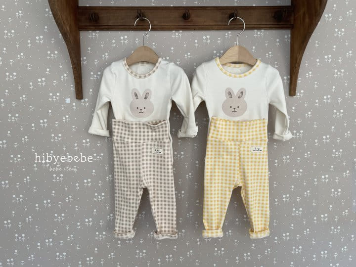 Hi Byebebe - Korean Baby Fashion - #babyclothing - Rabbit Check Easywear - 4
