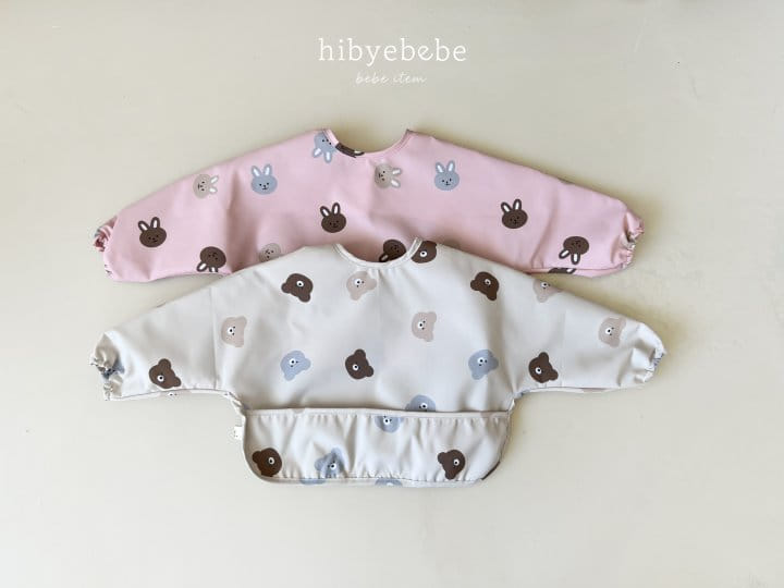 Hi Byebebe - Korean Baby Fashion - #babyootd - Baby Bear Waterproof Bib