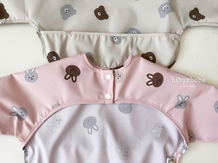 Hi Byebebe - Korean Baby Fashion - #onlinebabyboutique - Baby Bear Waterproof Bib - 5