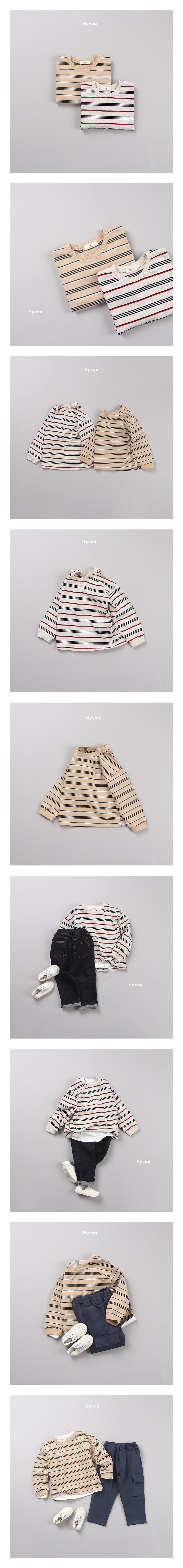 Hyvaa - Korean Children Fashion - #designkidswear - Picaso Stripes Tee