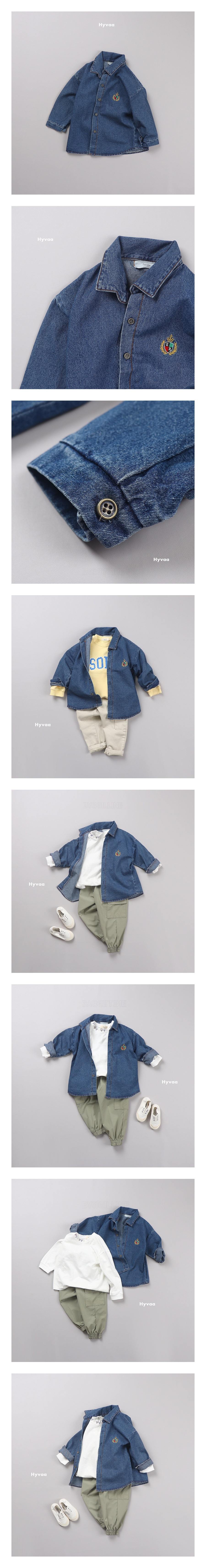 Hyvaa - Korean Children Fashion - #fashionkids - Camvers Denim Shirt