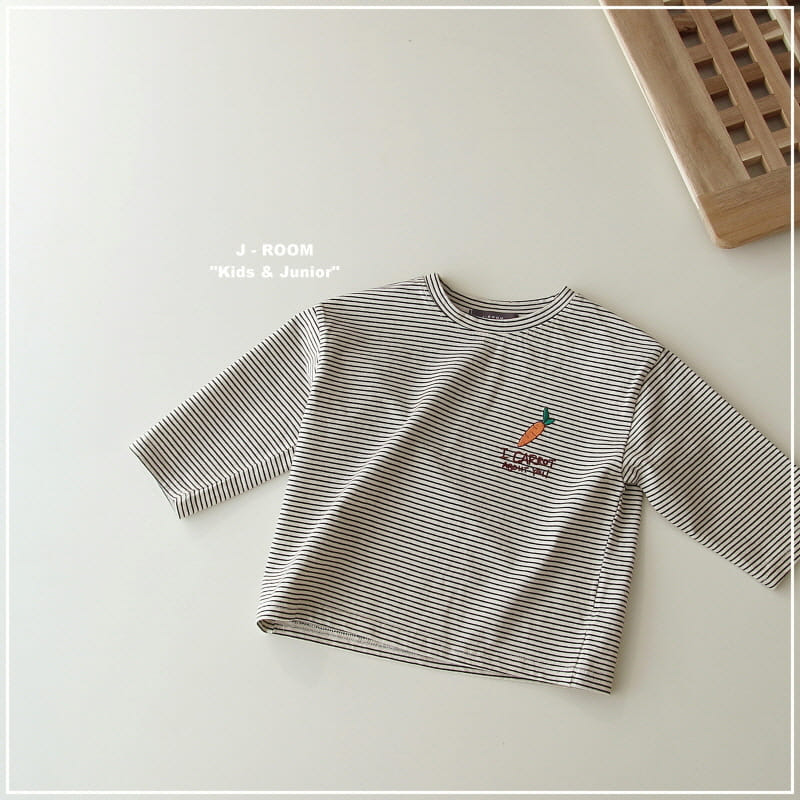 J-Room - Korean Children Fashion - #Kfashion4kids - Carrot Embroidery Tee - 10