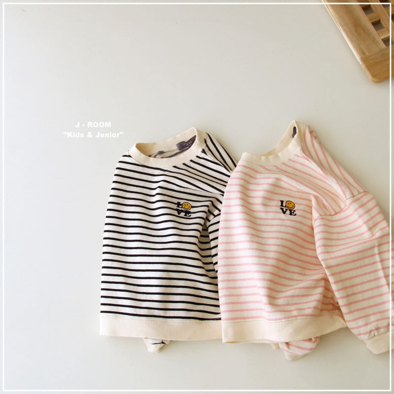 J-Room - Korean Children Fashion - #childrensboutique - Love Embrodiery Sweatshirt - 9