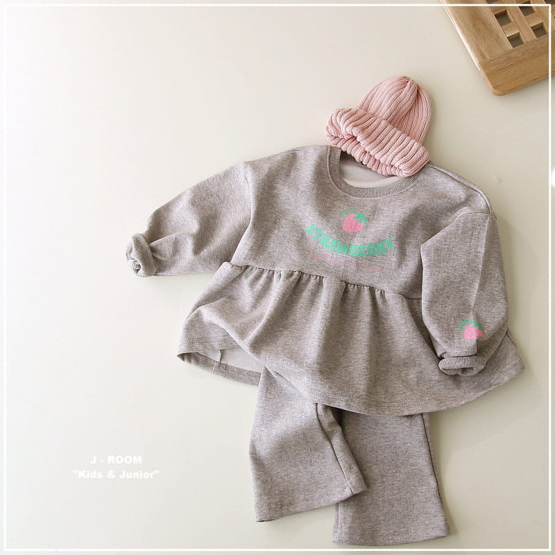 J-Room - Korean Children Fashion - #childrensboutique - Strawberry Sweatshirt - 5
