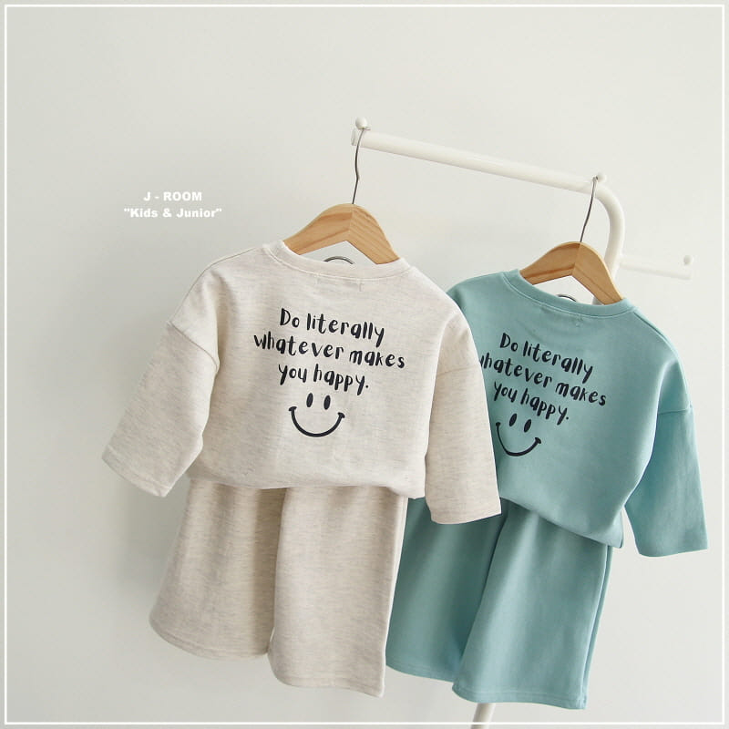 J-Room - Korean Children Fashion - #designkidswear - Happy Wode Top Bottom Set - 3