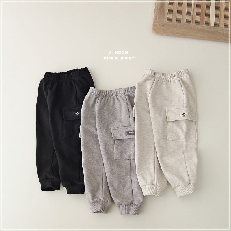 J-Room - Korean Children Fashion - #discoveringself - Label Terry Pants - 2