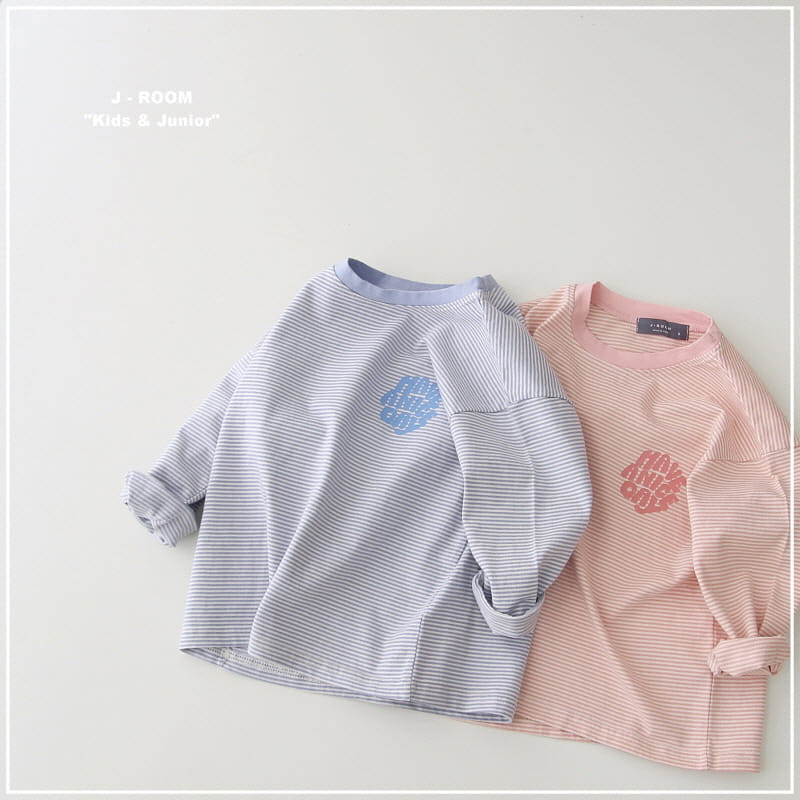 J-Room - Korean Children Fashion - #discoveringself - Have Stripes Tee - 2