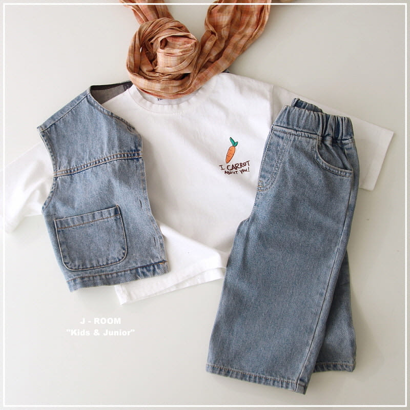 J-Room - Korean Children Fashion - #kidsstore - Wide Jeans - 7