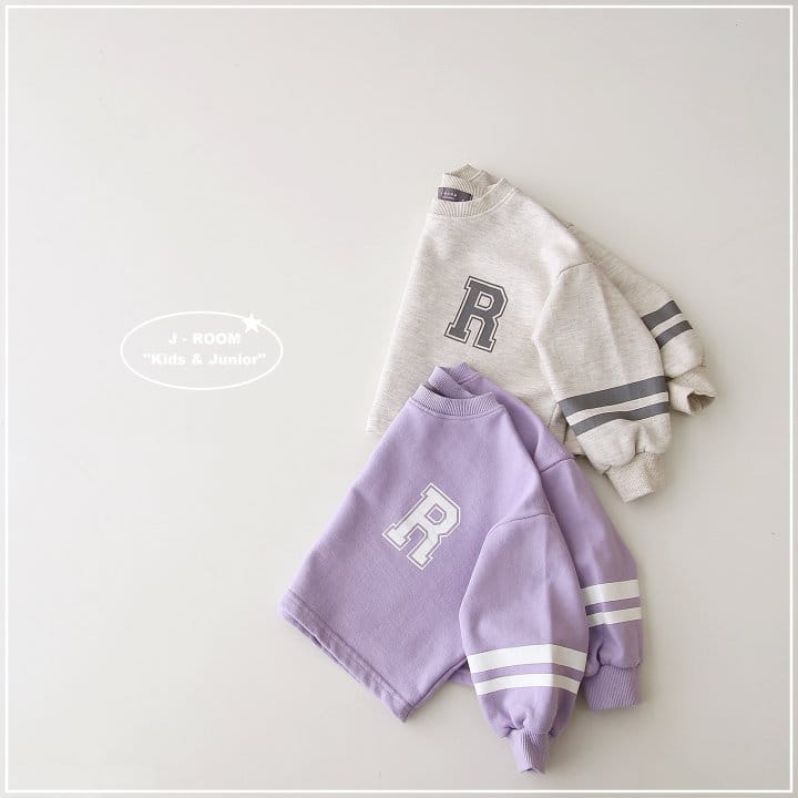 J-Room - Korean Children Fashion - #littlefashionista - Line Semi Crop Sweatshirt - 3