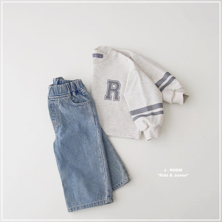 J-Room - Korean Children Fashion - #littlefashionista - Line Semi Crop Sweatshirt - 4