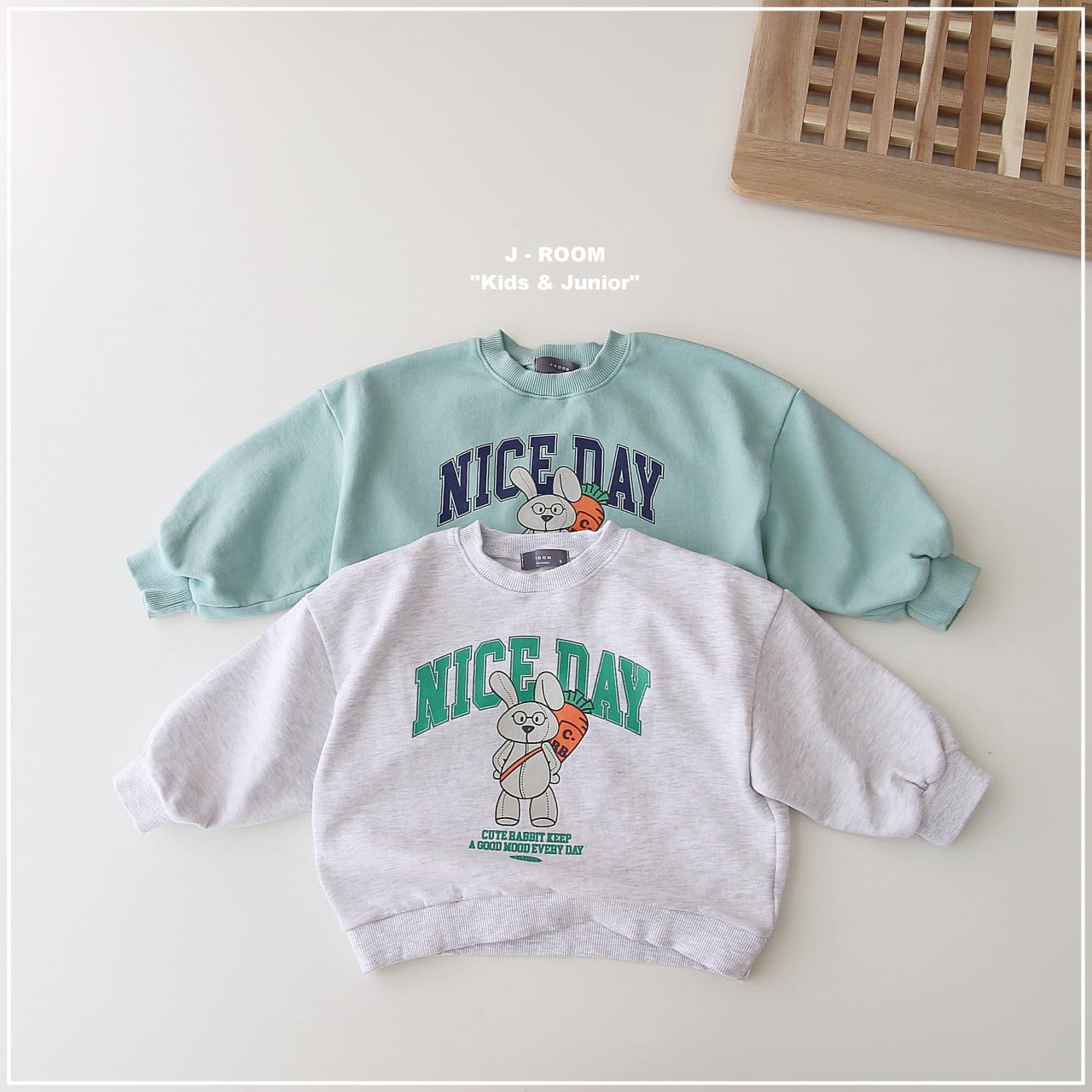 J-Room - Korean Children Fashion - #magicofchildhood - Rabbit Sweatshirt