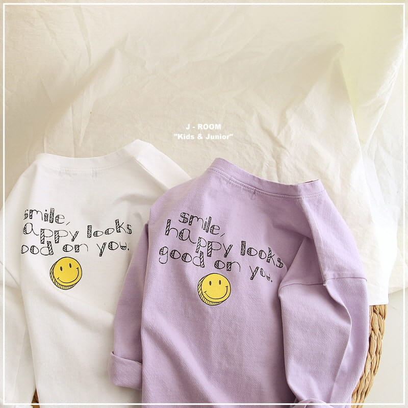 J-Room - Korean Children Fashion - #minifashionista - Lettering Smile Tee - 12