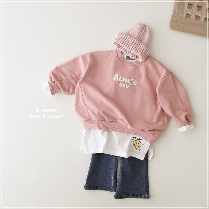 J-Room - Korean Children Fashion - #prettylittlegirls - Side Slit Sweatshirt - 7