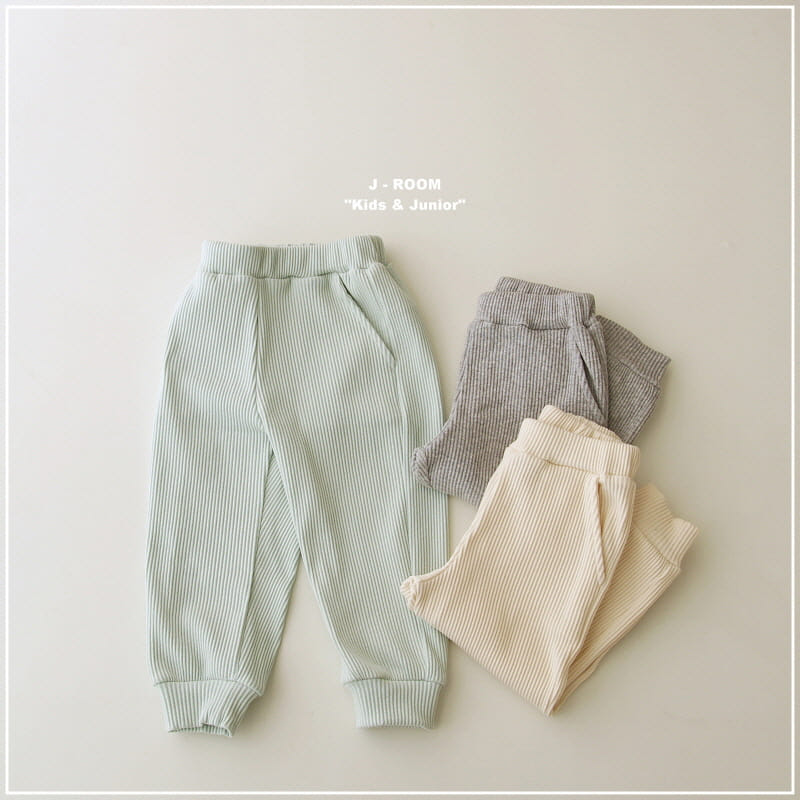 J-Room - Korean Children Fashion - #toddlerclothing - Morden Rib Pants - 2