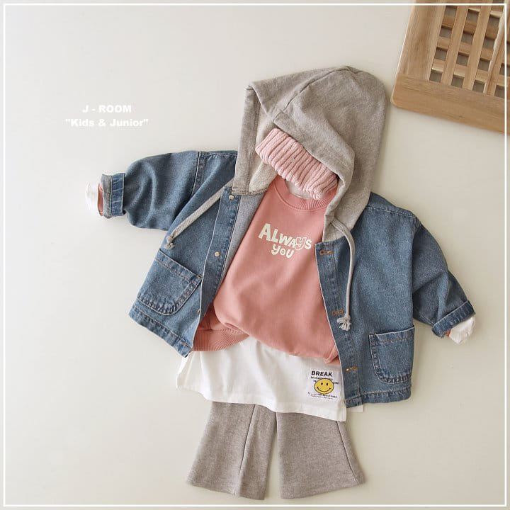 J-Room - Korean Children Fashion - #toddlerclothing - Side Slit Sweatshirt - 9
