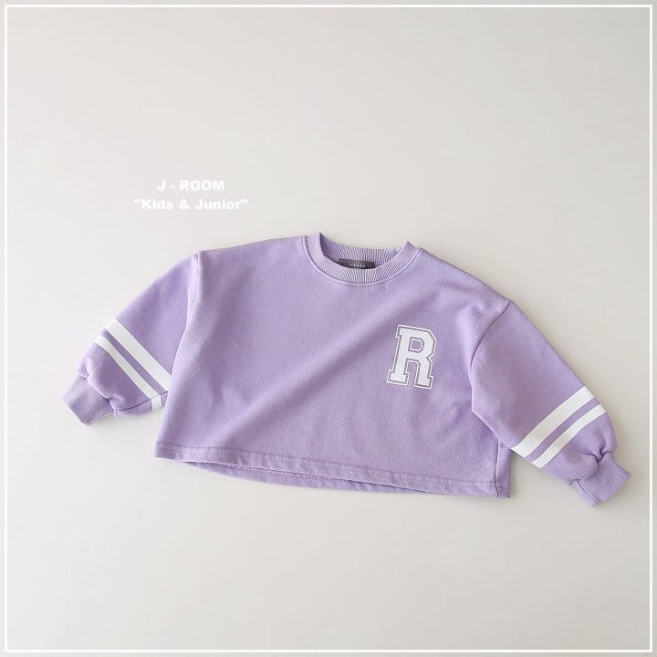 J-Room - Korean Children Fashion - #toddlerclothing - Line Semi Crop Sweatshirt - 8