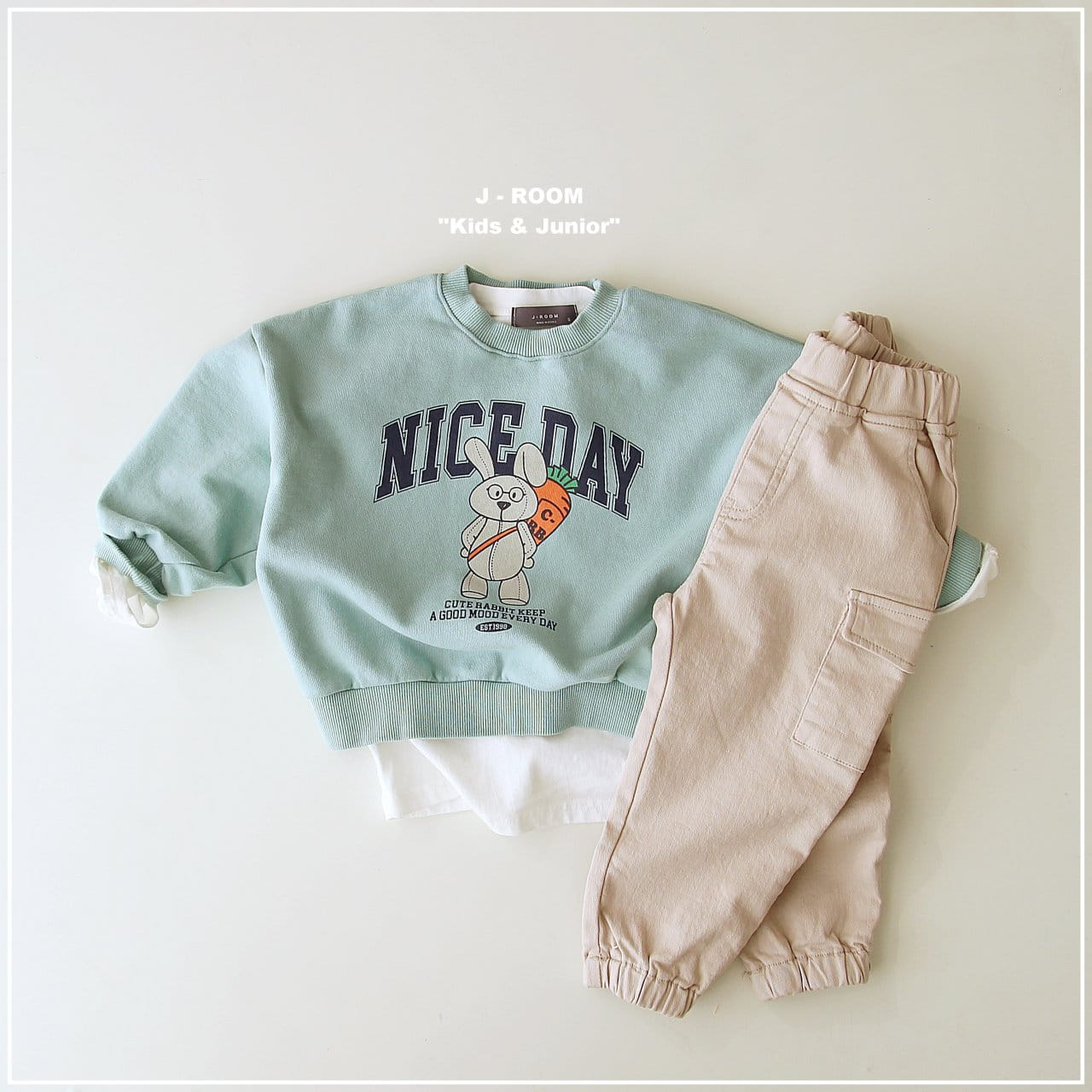 J-Room - Korean Children Fashion - #toddlerclothing - Rabbit Sweatshirt - 5