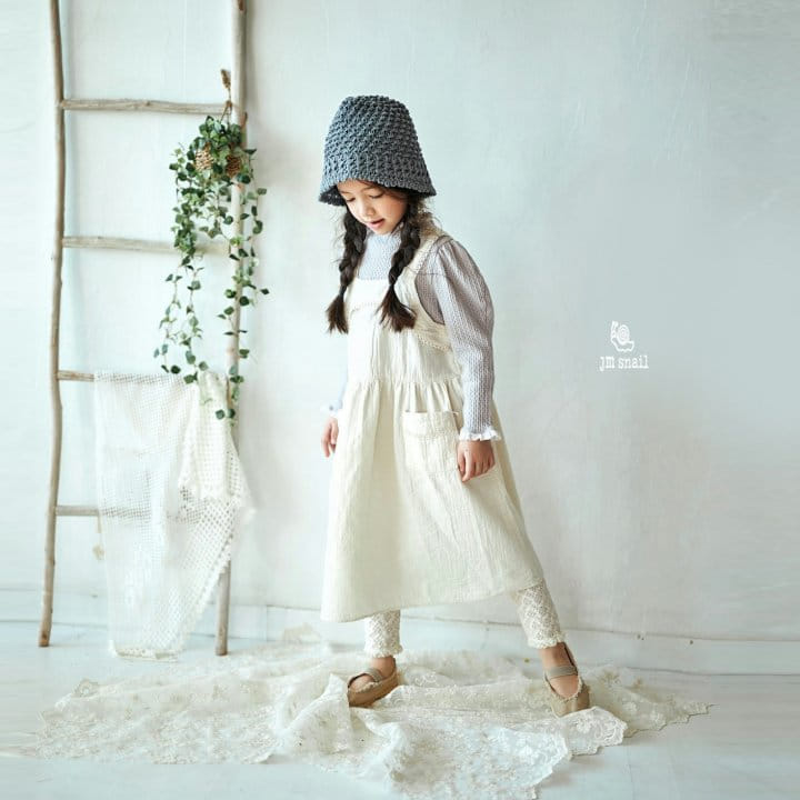JM Snail - Korean Children Fashion - #childofig - Pocket Vest One-piece - 7