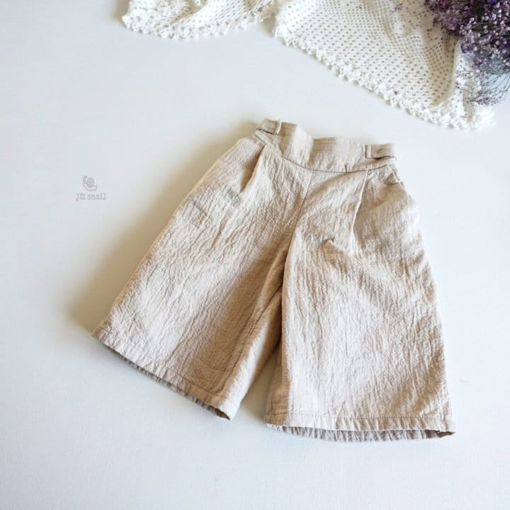 JM Snail - Korean Children Fashion - #childrensboutique - Natural Light Pants