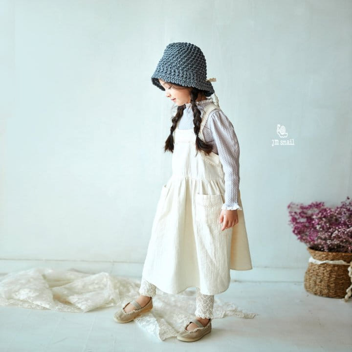 JM Snail - Korean Children Fashion - #designkidswear - Pocket Vest One-piece - 9