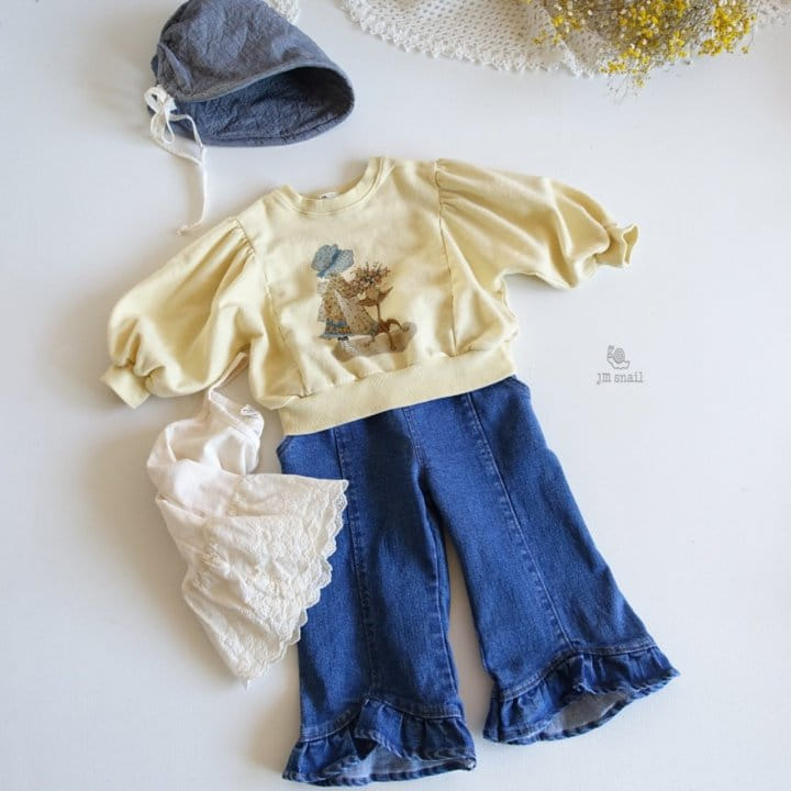 JM Snail - Korean Children Fashion - #kidsshorts - Girl Sweatshirt - 3