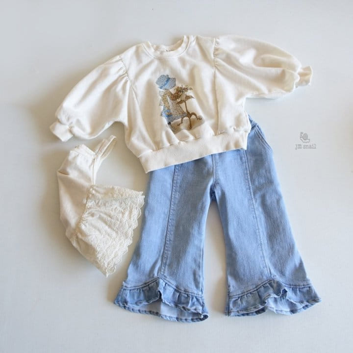 JM Snail - Korean Children Fashion - #kidsshorts - Girl Sweatshirt - 4