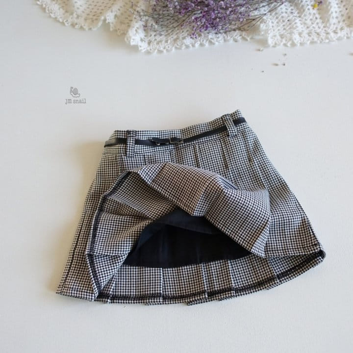 JM Snail - Korean Children Fashion - #kidsstore - Belt Skirt