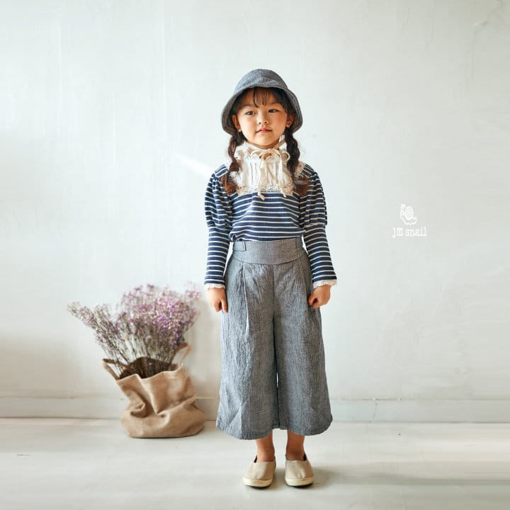 JM Snail - Korean Children Fashion - #kidsstore - Shirley Stripes Blouse - 4