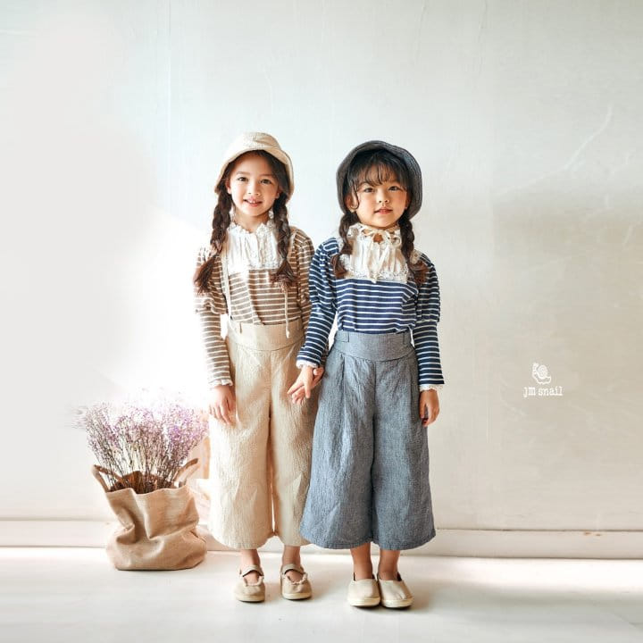 JM Snail - Korean Children Fashion - #littlefashionista - Natural Light Pants - 9