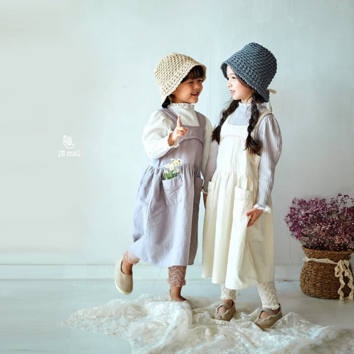JM Snail - Korean Children Fashion - #magicofchildhood - Pocket Vest One-piece