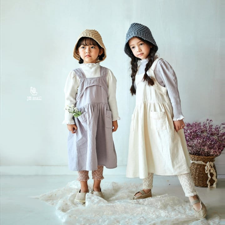 JM Snail - Korean Children Fashion - #minifashionista - Pocket Vest One-piece - 2