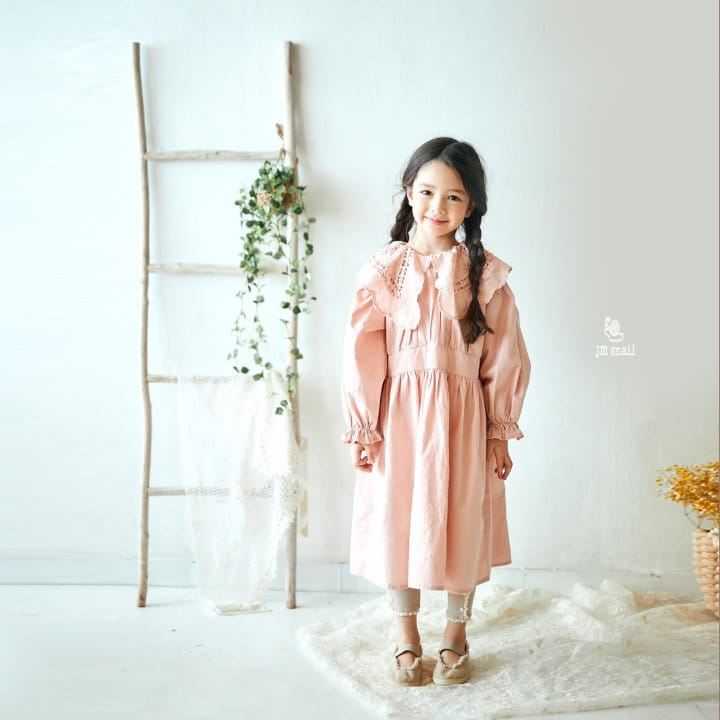 JM Snail - Korean Children Fashion - #magicofchildhood - Luna Big Collar One-piece - 4