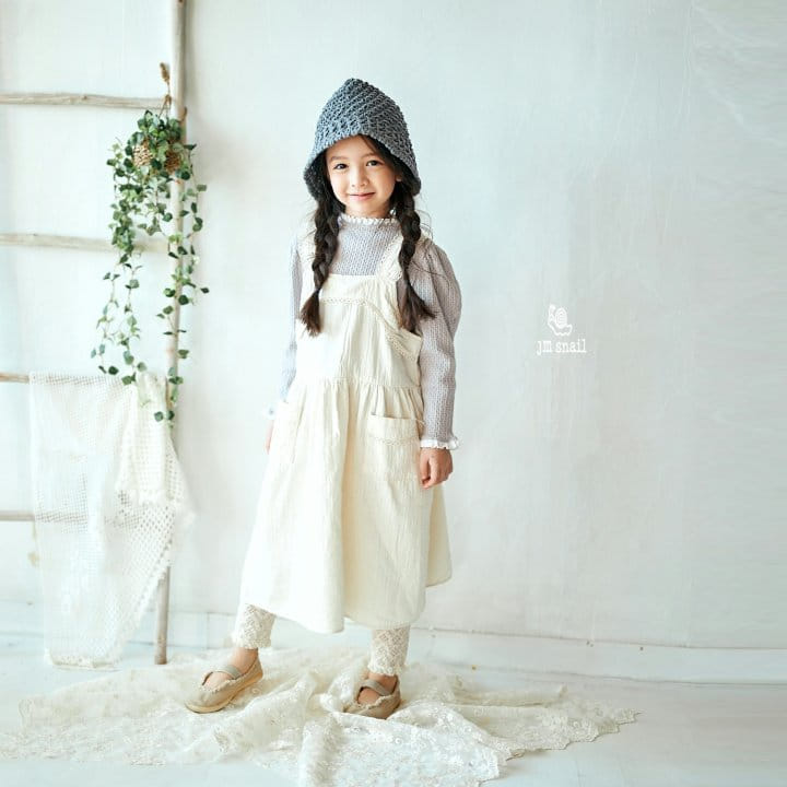 JM Snail - Korean Children Fashion - #stylishchildhood - Pocket Vest One-piece - 6