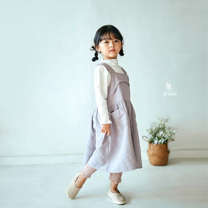 JM Snail - Korean Children Fashion - #toddlerclothing - Pocket Vest One-piece - 5