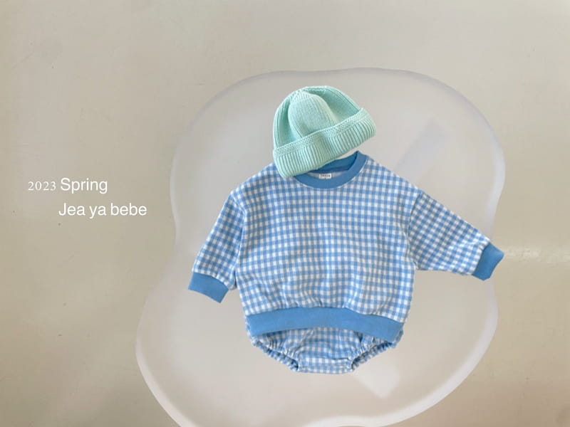 Jeaya & Mymi - Korean Baby Fashion - #babyboutiqueclothing - Bebe Check Jacquard Top Bottom Set - 7