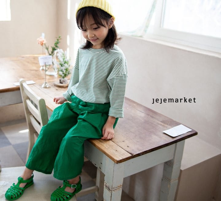 Jeje Market - Korean Children Fashion - #childrensboutique - Lena Slit Tee - 5