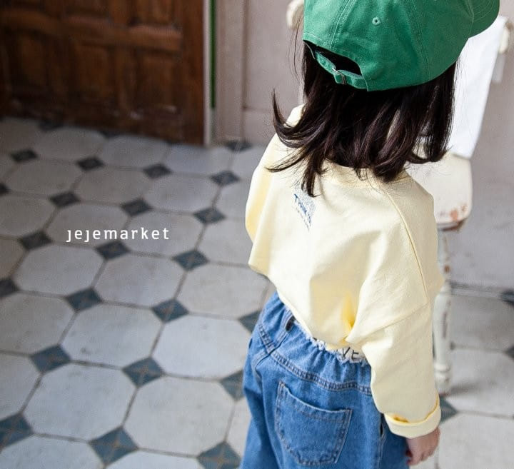 Jeje Market - Korean Children Fashion - #discoveringself - Thnak You Slit Tee - 6