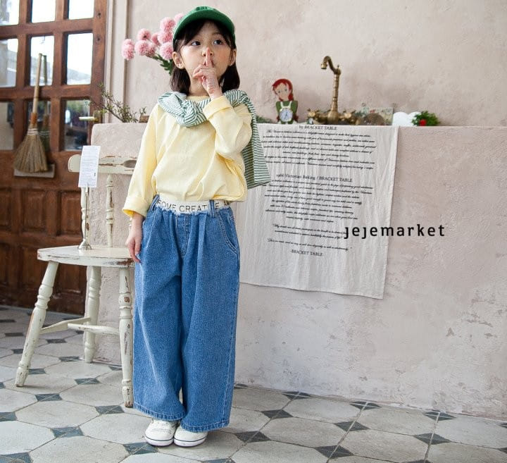 Jeje Market - Korean Children Fashion - #kidsshorts - Thnak You Slit Tee - 8
