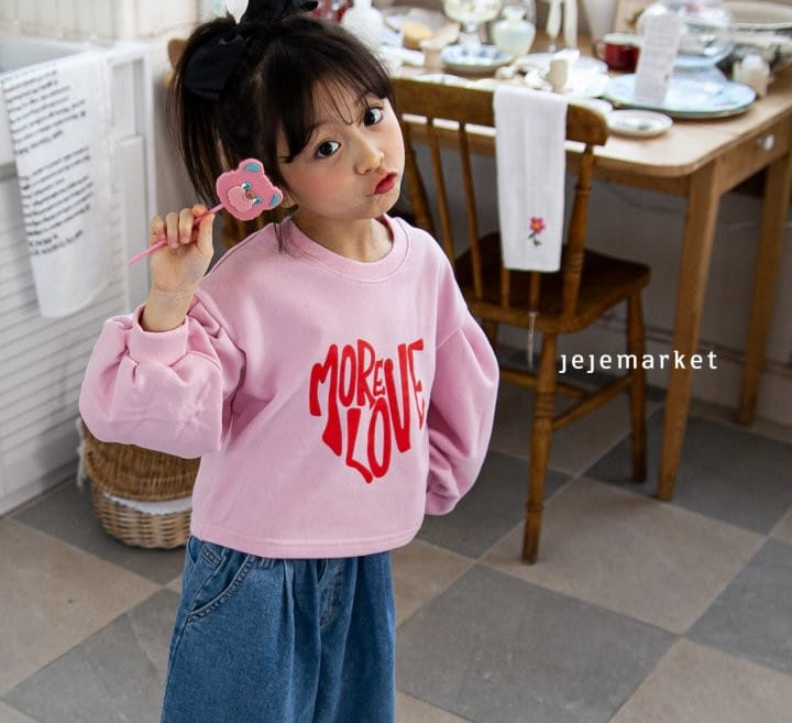 Jeje Market - Korean Children Fashion - #stylishchildhood - More Love Sweatshirt - 5