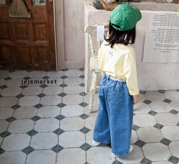 Jeje Market - Korean Children Fashion - #toddlerclothing - Thnak You Slit Tee